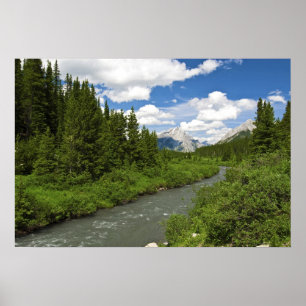 Streams and Mountains Poster