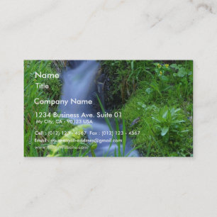 Streams Brooks Meadows Mosses Business Card