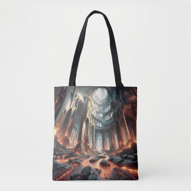 Streams of Lava Tote Bag (Front)