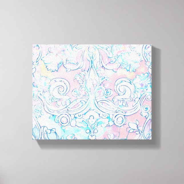 Streched  Abstract Canvas Print - Modern Wall Art" (Front)