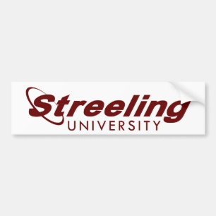 STREELING UNIVERSITY bumper sticker