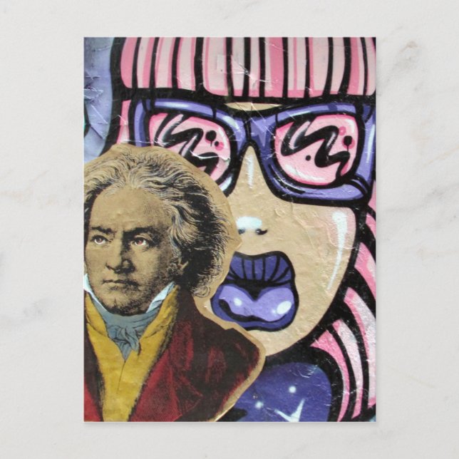 street art composition postcard (Front)