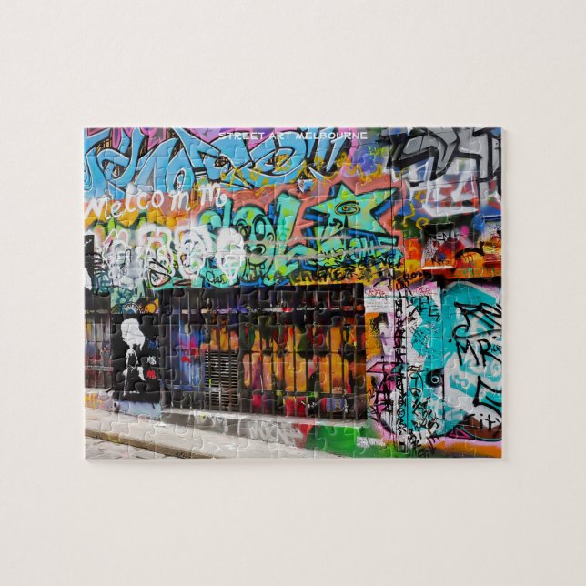Street Art Melbourne Jigsaw Puzzle (Horizontal)
