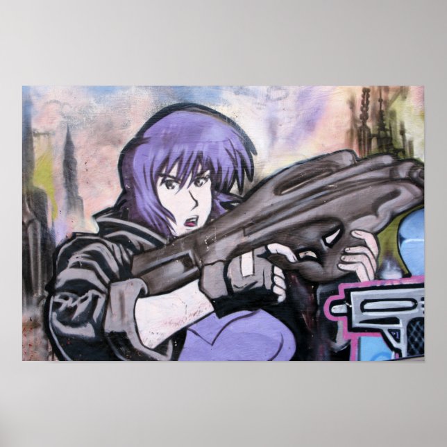 Street Art of Las Palmas Cartoon Hero Poster (Front)