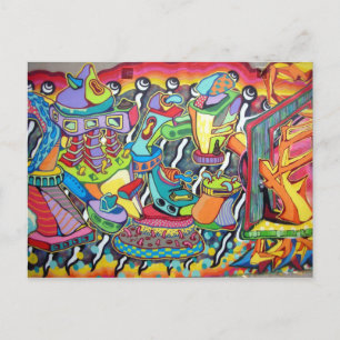 street art postcard
