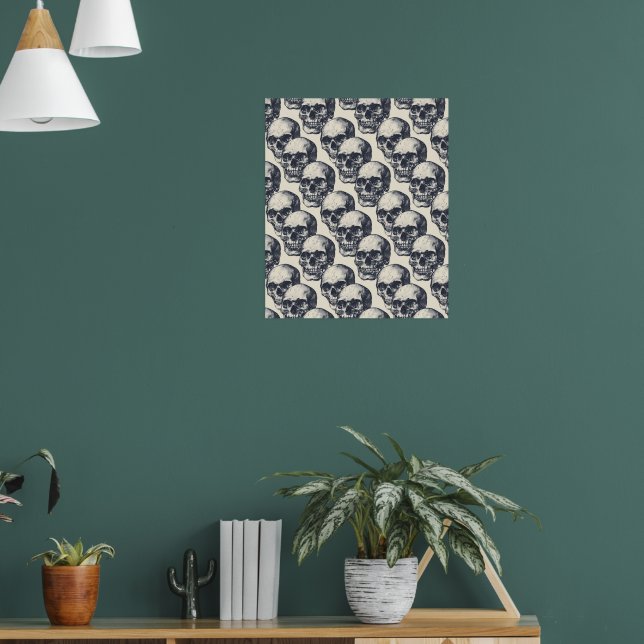 Street Art Skull Poster Design A6 (Living Room 1)