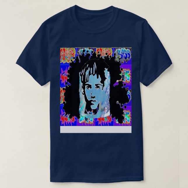 Street Art Spray Face T-Shirt (Design Front)