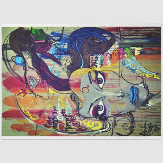 Street art tissue paper (Front)