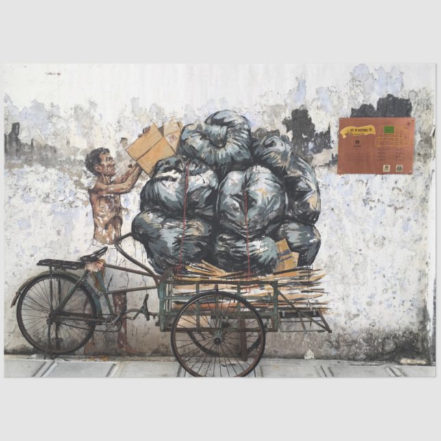 Street Art Urban 26 Decoupage Tissue Paper (Front)