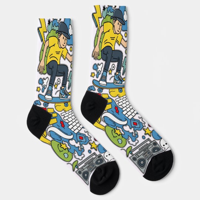 Street atmosphere socks (Right)