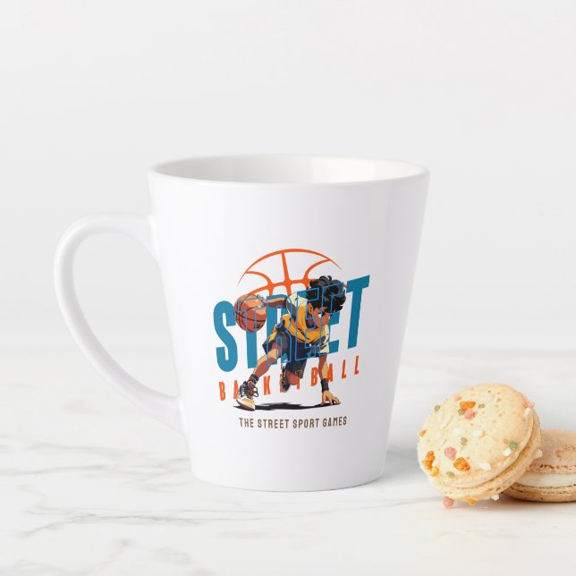 Street Basketball | Latte Mug (In Situ)