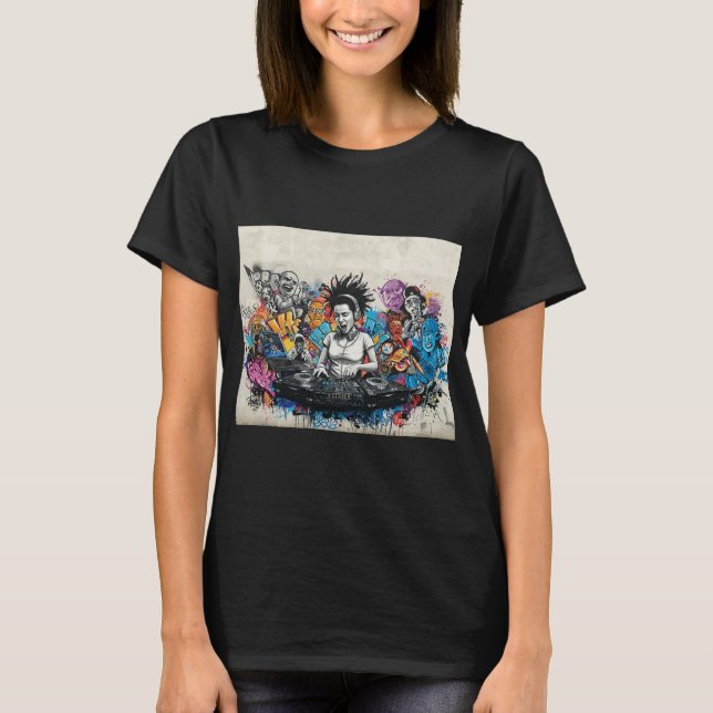 Street Beat: DJ Graffiti Art Tee (Front)