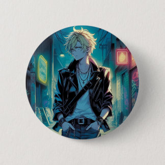 Street boy 2 inch round button