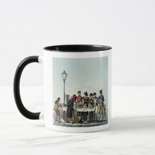 Street Breakfast engraved by G.Hunt, 1825 (engravi Mug