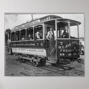 Street car, Washington, D.C. Poster