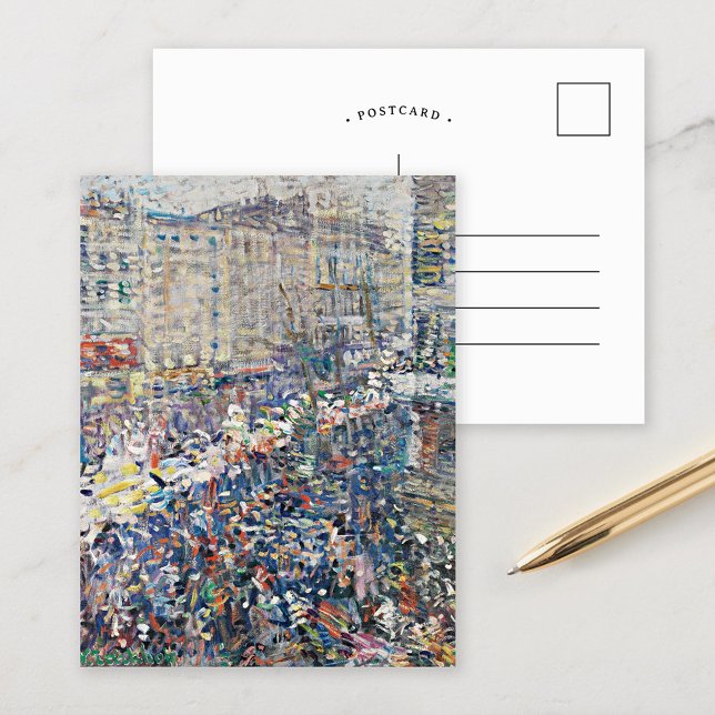 Street Carnival, Paris | Nikolai Tarkhov Postcard (Creator Uploaded)