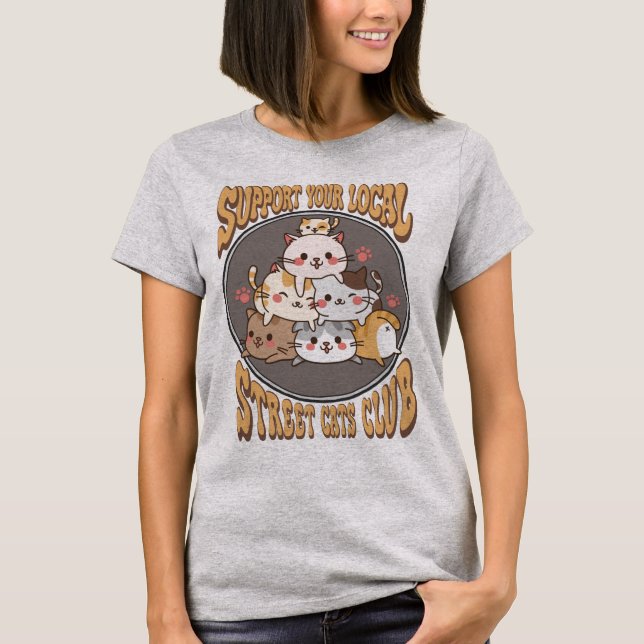 Street cats club T-Shirt (Front)