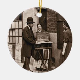 Street Doctor, 1876-77 (woodburytype) Ceramic Ornament