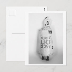Street fashion rubber chicken - Mc Dress Postcard