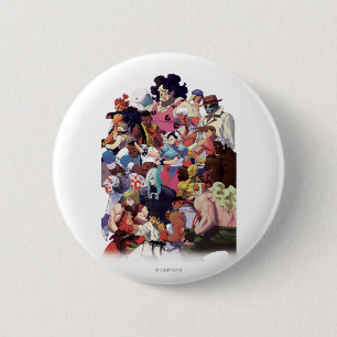 Street Fighter 3 Third Strike Cast 2 Inch Round Button