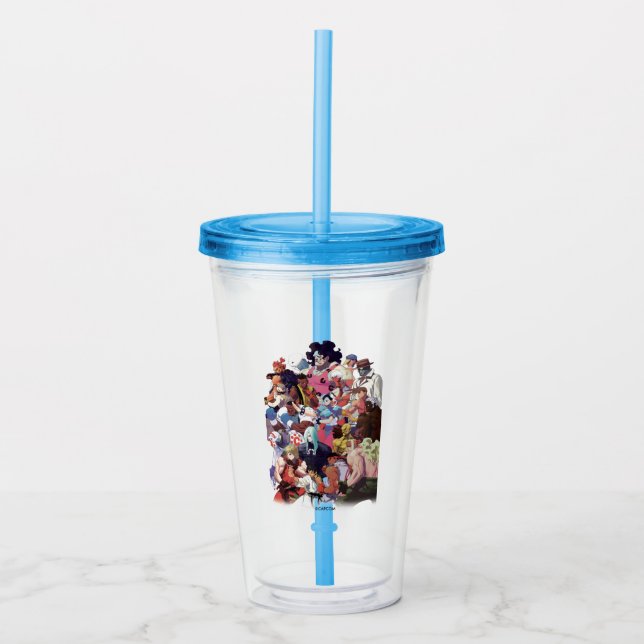 Street Fighter 3 Third Strike Cast Acrylic Tumbler (Front)