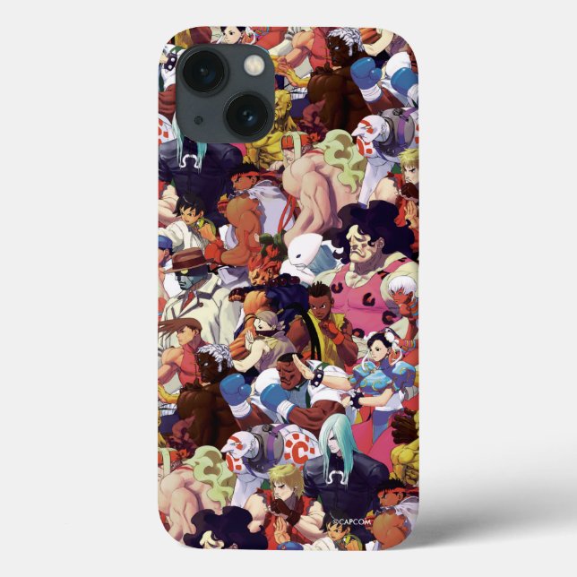Street Fighter 3 Third Strike Cast Case-Mate iPhone Case (Back)