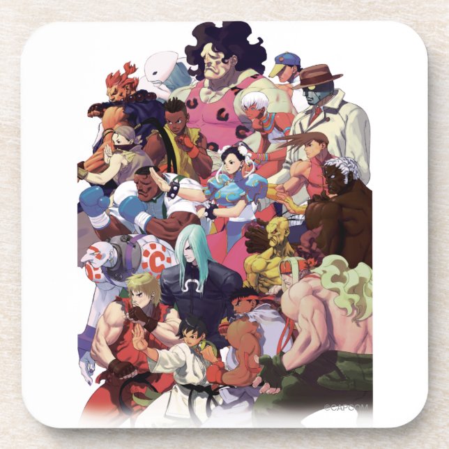 Street Fighter 3 Third Strike Cast Coaster (Front)