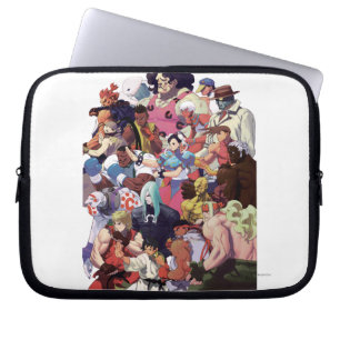 Street Fighter 3 Third Strike Cast Laptop Sleeve