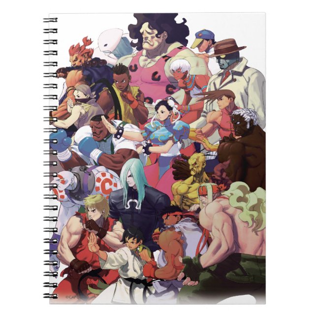 Street Fighter 3 Third Strike Cast Notebook (Front)