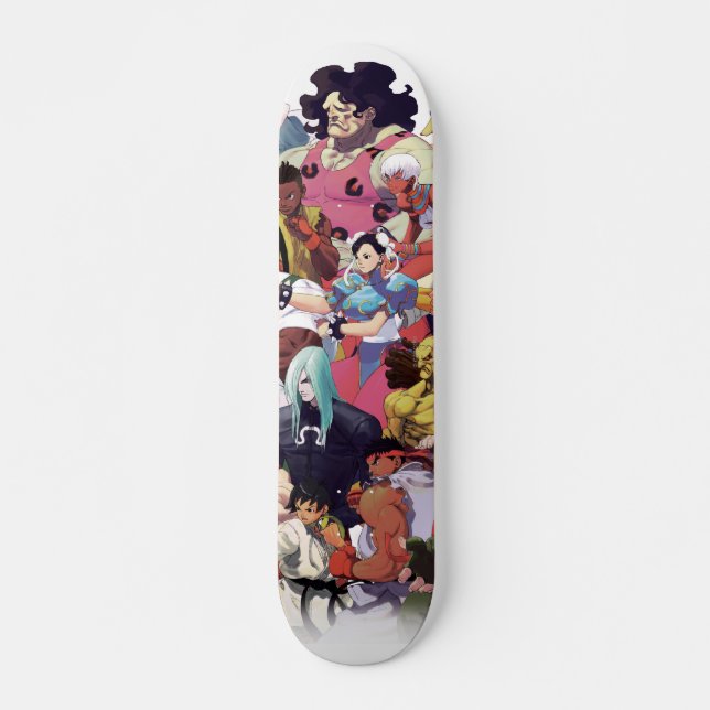 Street Fighter 3 Third Strike Cast Skateboard (Front)