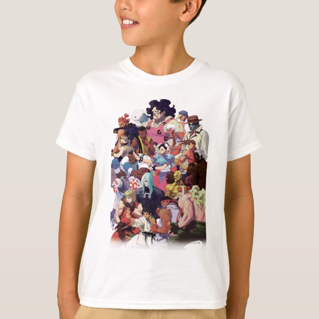 Street Fighter 3 Third Strike Cast T-Shirt (Front)