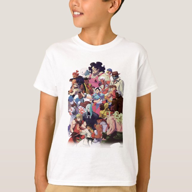 Street Fighter 3 Third Strike Cast T-Shirt (Front)