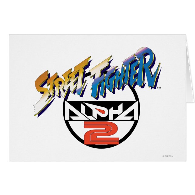Street Fighter Alpha 2 Logo (Front Horizontal)