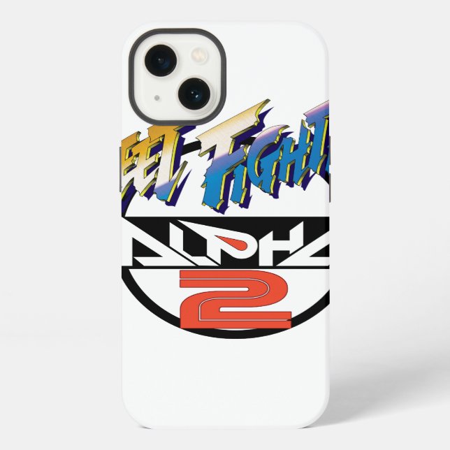 Street Fighter Alpha 2 Logo 2 iPhone Case (Back)