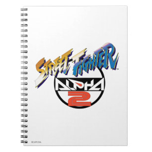 Street Fighter Alpha 2 Logo 2 Notebook