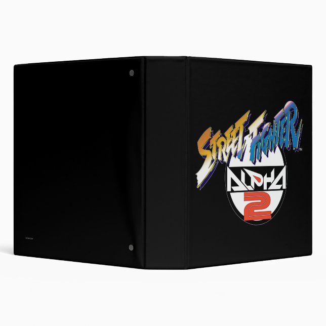 Street Fighter Alpha 2 Logo Binder (Background)