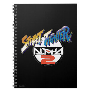 Street Fighter Alpha 2 Logo Notebook