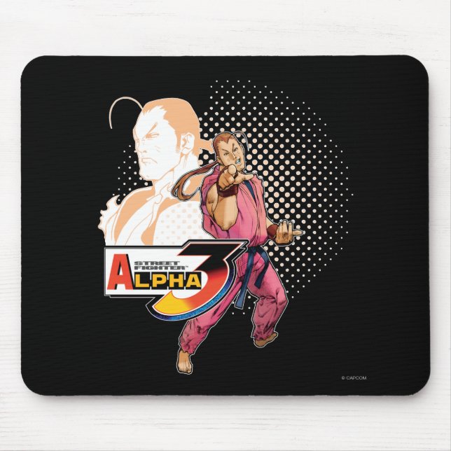 Street Fighter Alpha 3 Dan Mouse Pad (Front)