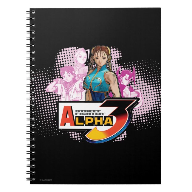 Street Fighter Alpha 3 Femme Fatale Notebook (Front)