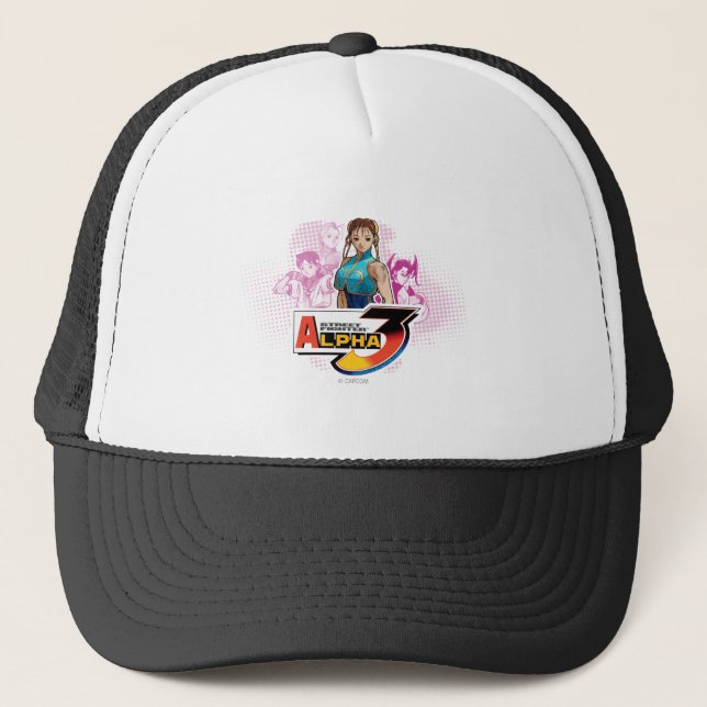 Street Fighter Alpha 3 Femme Fatale Trucker Hat (Front)