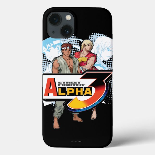 Street Fighter Alpha 3 Ken & Ryu 2 Case-Mate iPhone Case (Back)