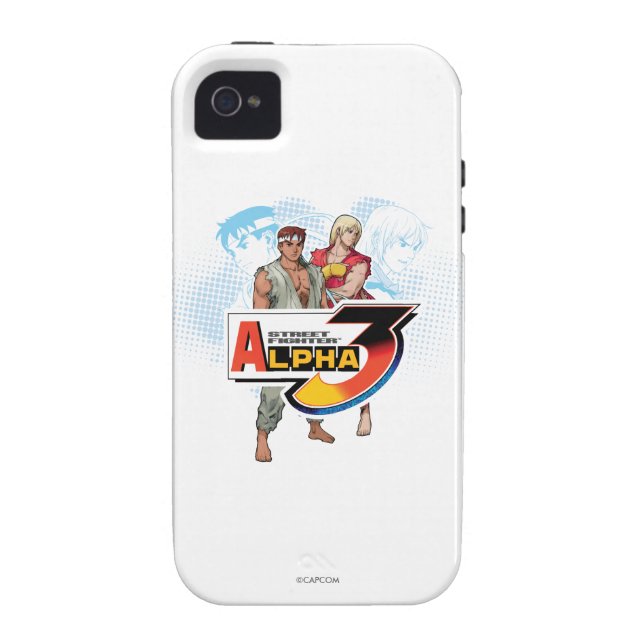 Street Fighter Alpha 3 Ken & Ryu Case-Mate iPhone Case (Back)