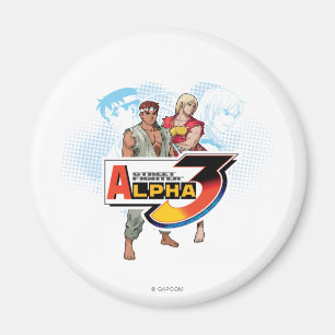 Street Fighter Alpha 3 Ken & Ryu Magnet