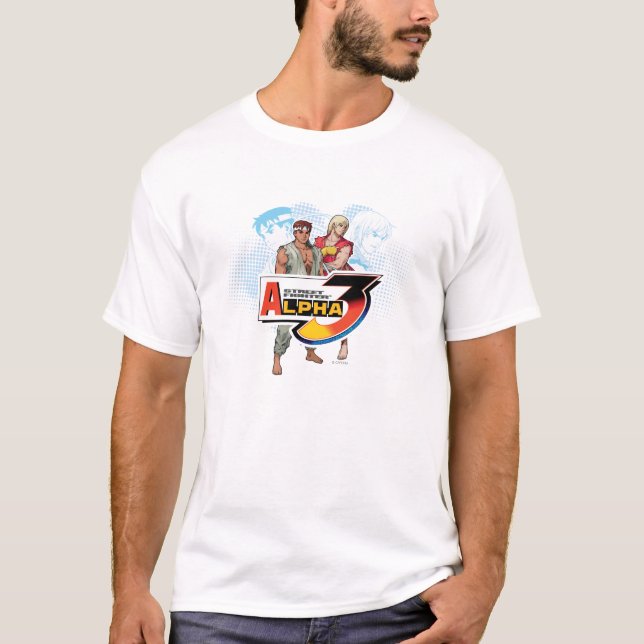 Street Fighter Alpha 3 Ken & Ryu T-Shirt (Front)