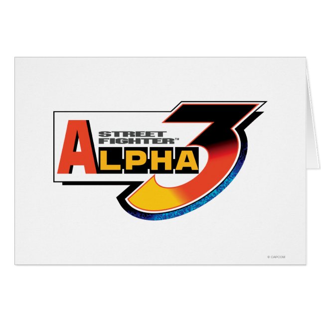 Street Fighter Alpha 3 Logo (Front Horizontal)