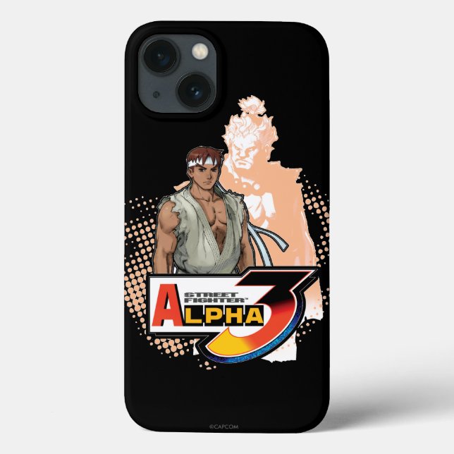 Street Fighter Alpha 3 Ryu & Akuma 2 Case-Mate iPhone Case (Back)