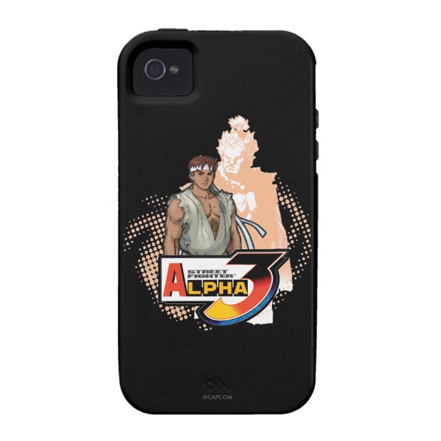 Street Fighter Alpha 3 Ryu & Akuma 2 Case-Mate iPhone Case (Back)