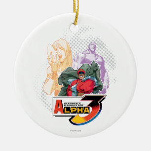 Street Fighter Alpha 3 Shadowloo Ceramic Ornament