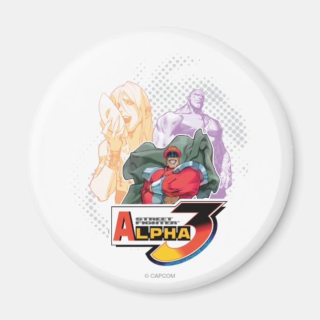 Street Fighter Alpha 3 Shadowloo Magnet (Front)