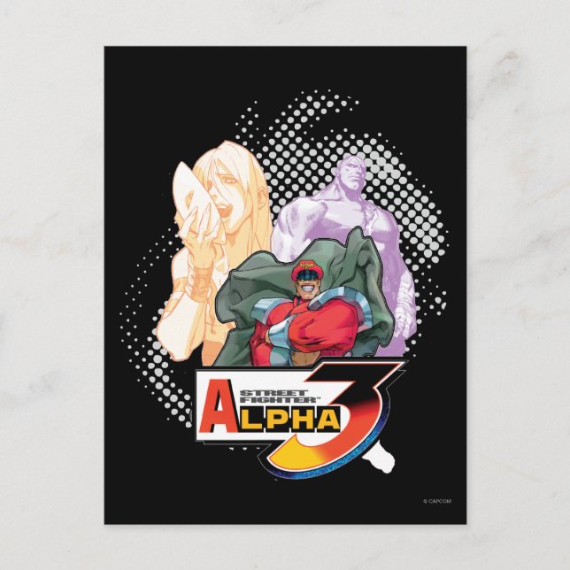Street Fighter Alpha 3 Shadowloo Postcard (Front)